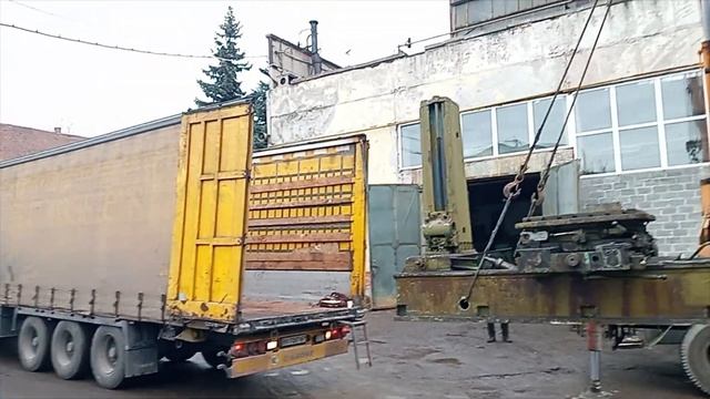 Погрузка горизонтально-расточного станка 2620Б (производства Ленинград) смотреть онлайн