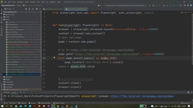 #54 Playwright with Python | Window and Tab Handling using Playwright смотреть онлайн