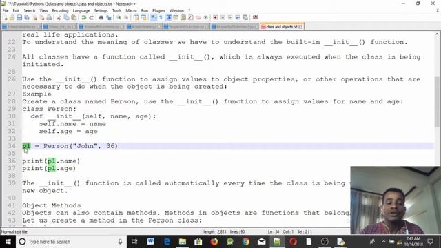 #34: Python Class and Object __init__ function Programming Tutorial in Amharic | በአማርኛ смотреть онлайн