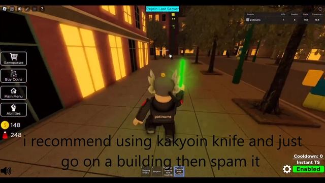 How to get vampire knife (za warudo test) смотреть онлайн