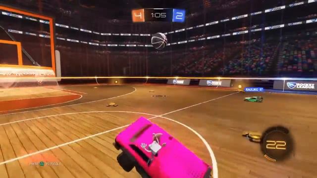 Rocket League - Basketball, Goals and Funny moments!! смотреть онлайн