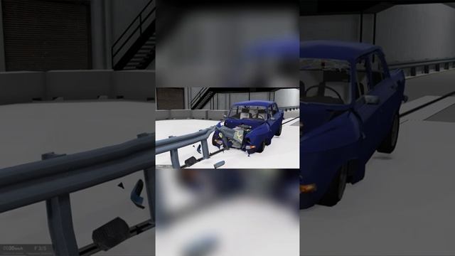 Азлк Москвич 2140 краш-тест BeamNG.drive #shorts смотреть онлайн