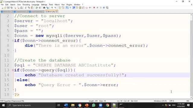 Unit 10: Web Development - Part 5 - PHP and MySQL (CREATE, INSERT, DELETE, UPDATE) смотреть онлайн