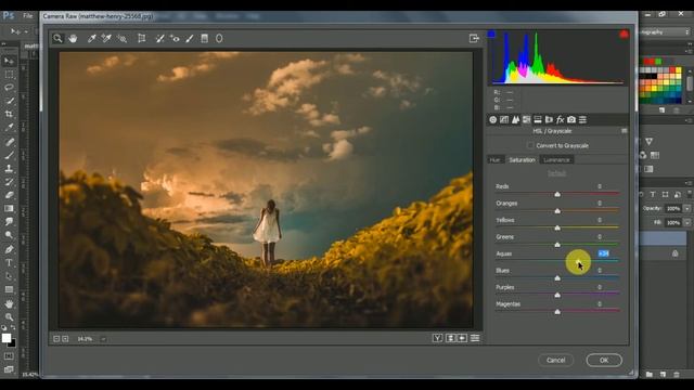 Photoshop Tutorial : How To Create Aqua & Brown Color Effect - Free Photoshop Action смотреть онлайн