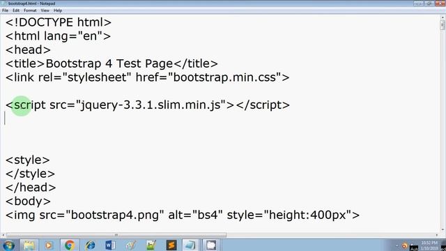 BOOTSTRAP 4 TUTORIAL FOR BEGINNERS PART 11 (bootstrap4 offline installation) смотреть онлайн