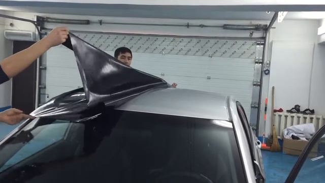 Накидываем пленку черная глянцевая! смотреть онлайн