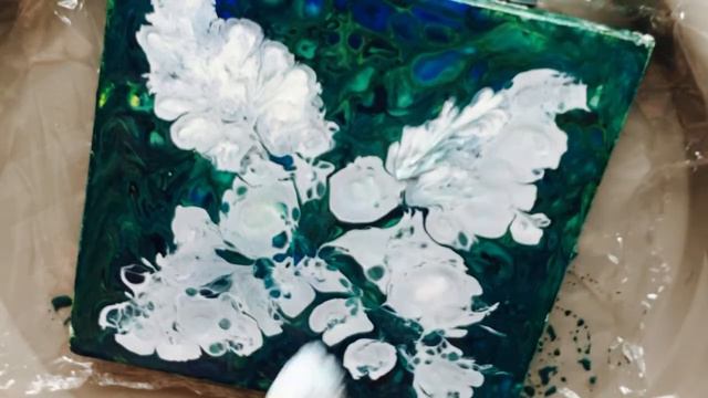 Fluid acrylic_005_Бабочка ФлюидАрт_butterfly_Acrylic Pouring. смотреть онлайн