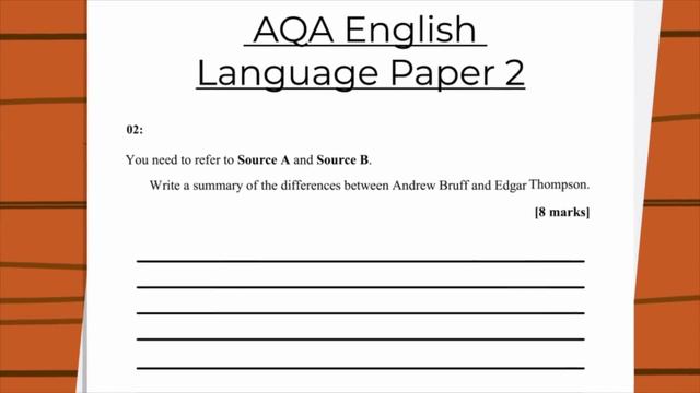 AQA English Language Paper 2 Question 2 (2024 onwards) смотреть онлайн