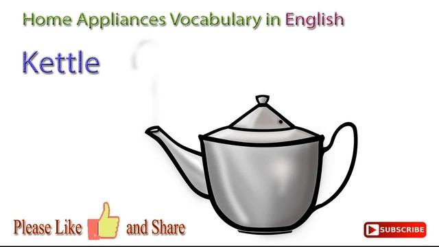 Home Appliances Vocabulary || Household Appliances Names In English || English Learning By Gyan