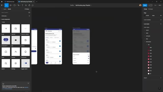 Meeting Room Booking Mobile App Design | Filters | Figma смотреть онлайн