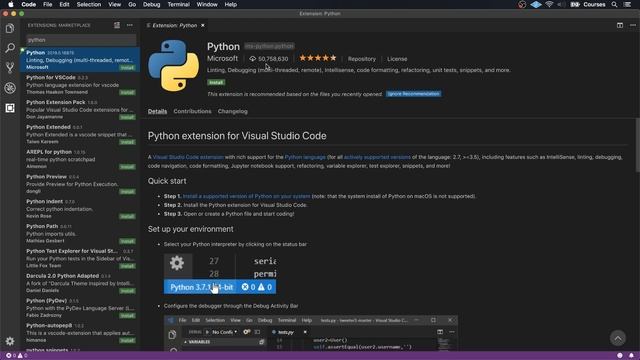 5. Python extension смотреть онлайн