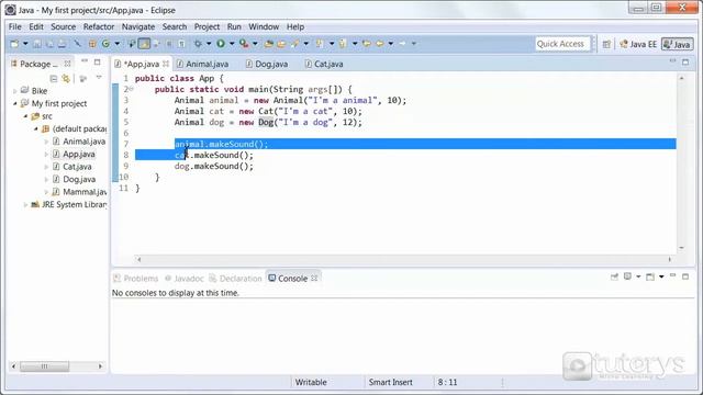 How to apply polymorphism in Java? смотреть онлайн