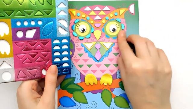 Сова Мягкая Картина Для Детей Аппликация Owl Soft Picture Applique For Kids смотреть онлайн