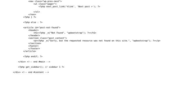 Wordpress: index.php navigation смотреть онлайн