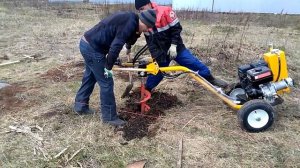 Ямобур гидравлический Iron Mole Element 15