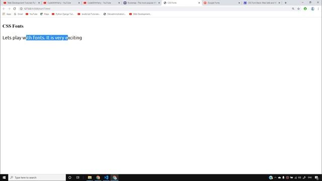CSS Tutorial: Fonts In CSS | Web Development Tutorials #17 смотреть онлайн
