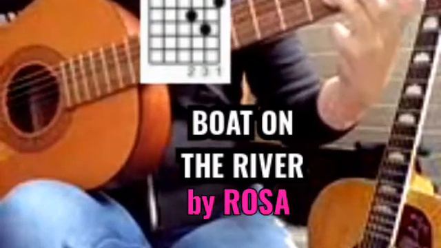 Boat On The River (Easy Gitarre Mit Rosa Lernen)
