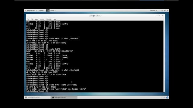 How to partition, format and mount a file system in Linux OS смотреть онлайн