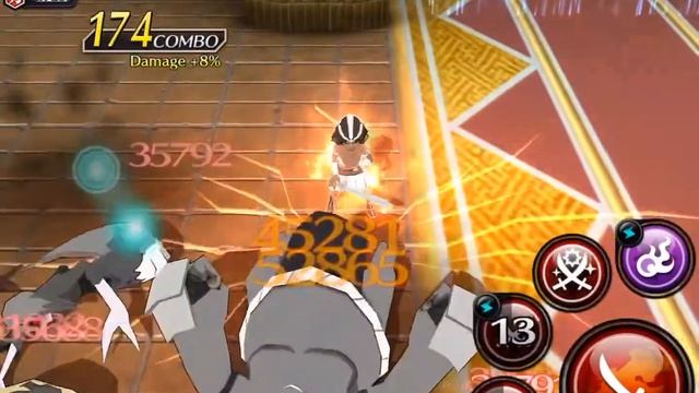 Senkaimon quest floor 47 under 1 minute with Mila Rose(Bleach Brave Souls) смотреть онлайн