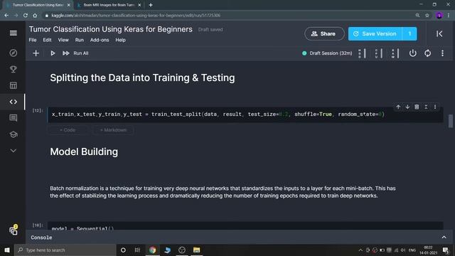 Brain Tumor Classification using Convolutional Neural Network | Kaggle Dataset | CNN смотреть онлайн