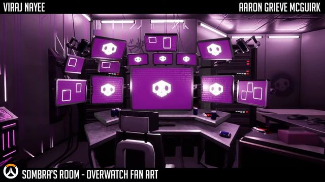 Sombra's Room - Overwatch Fan Art смотреть онлайн