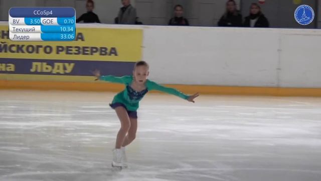 Lyubov RUBTSOVA│Girls, Younger Age Short Program #18│Memorial S.Volkov 2019-11-12 смотреть онлайн