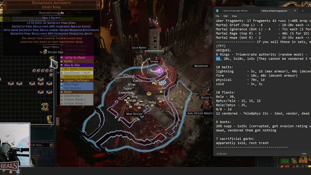 1 Divine of Sacrifice Sets (Atziri) Runs in 3.23 Path of Exile Affliction - Analysis смотреть онлайн