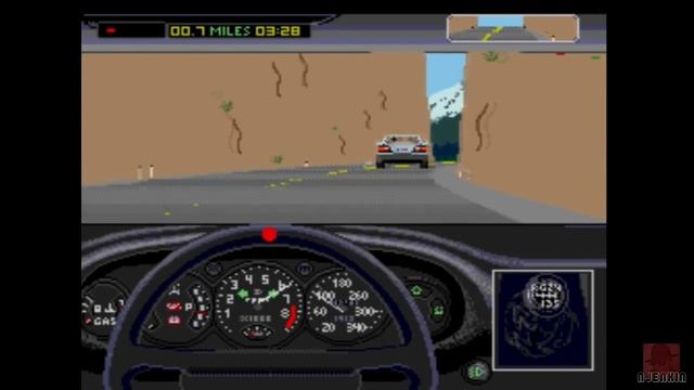 Test Drive II : The Duel - on the SEGA Genesis / Mega Drive - with Commentary !! смотреть онлайн