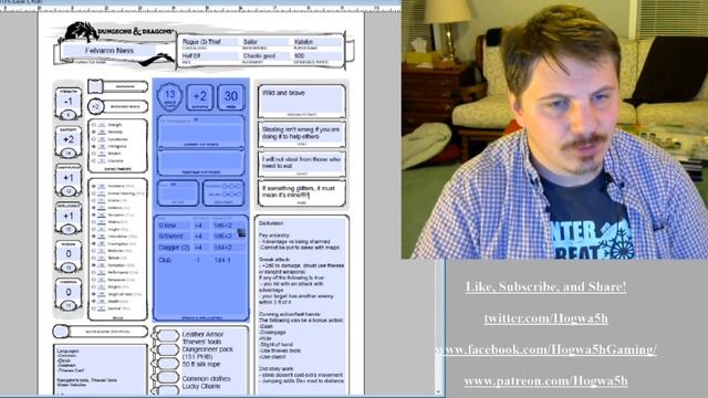 A basic intro to Character Sheets (D&D 5E) : Roleplaying games смотреть онлайн