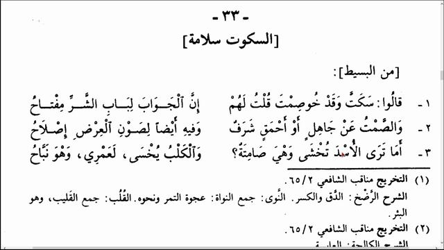 Урок № 10. Мудрые стихи имама аш-Шафи'и о молчании невежде. #мудрость #аш-Шафи'и #АрабиЯ #Нарзулло смотреть онлайн