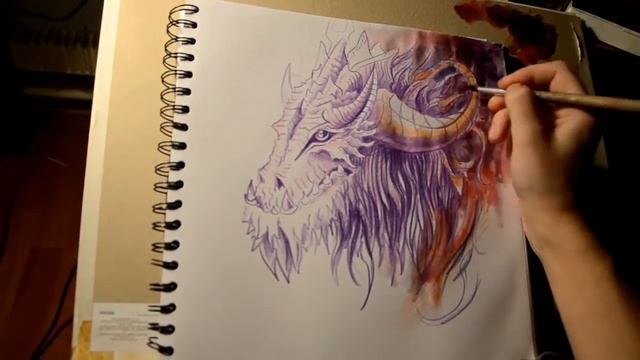 Gold Dragon - рисую дракона смотреть онлайн