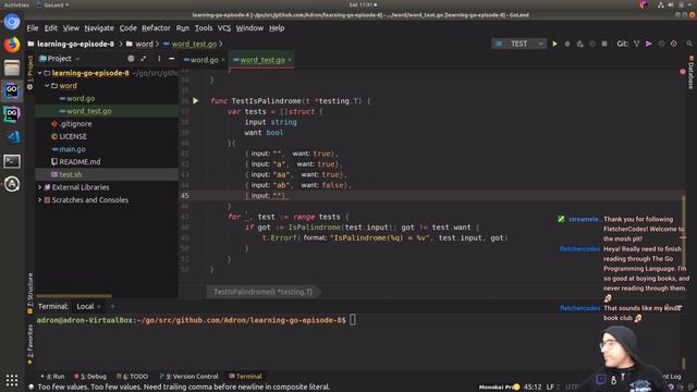 Learning Go Episode 8 - Going through "The Go Programming Language" смотреть онлайн
