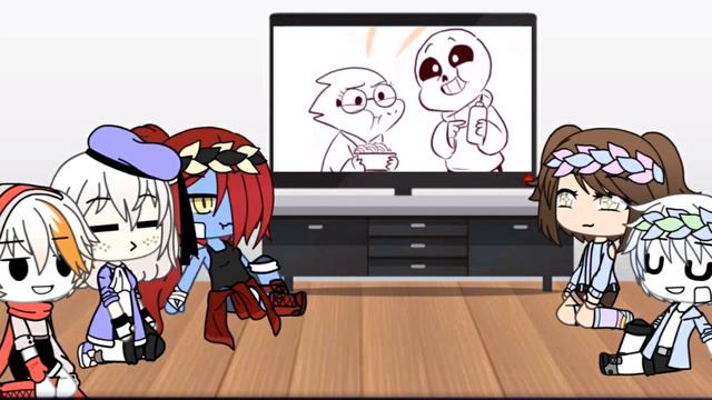 Undertale React To °LittleTale° ||| Rus/Eng ||| Реакция андертейл ||| Gacha Life
