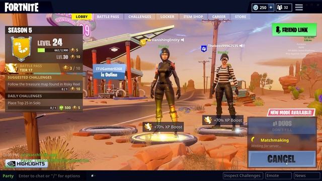 Fortnite Livestream #12 We chillin over here смотреть онлайн