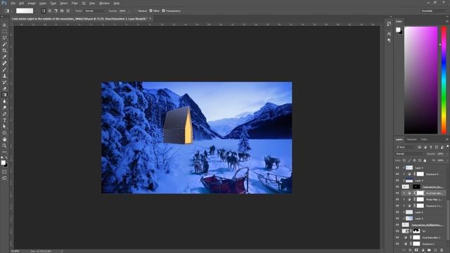 Photoshop Architecture Visualization #2 Merry Christmas and Happy New Year! смотреть онлайн