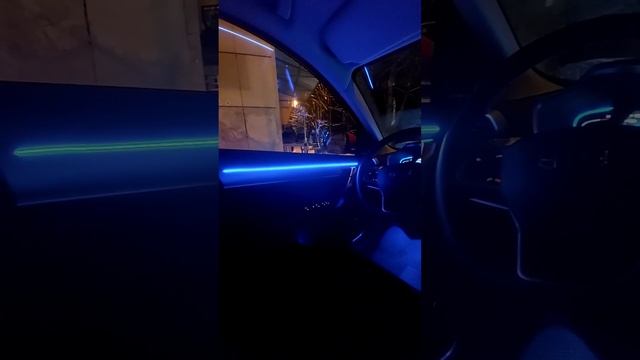 Атмосферная подсветка Geely Coolray (не штатная) смотреть онлайн