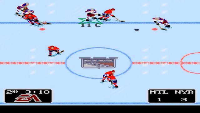 NHL '94 "Game of the Night" Habs vs Rangers "Original 6 Rivalry" You better have your head up! смотреть онлайн