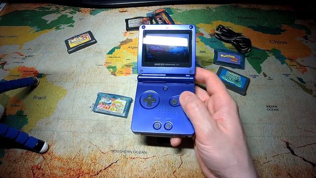 Моя новая консоль Game Boy Advance SP - распаковка, большой обзор и ремонт картриджа смотреть онлайн