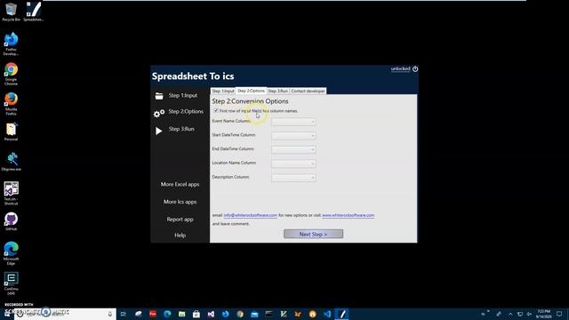 spreadsheet to ics смотреть онлайн