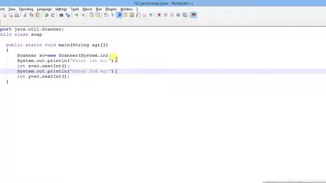 Swap two numbers with temp in java смотреть онлайн