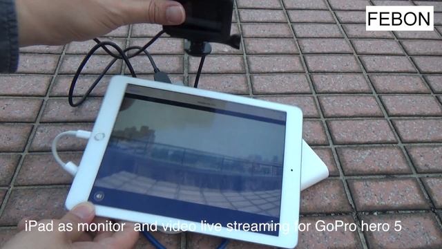 iPad as Monitor and live streaming for GoPro смотреть онлайн
