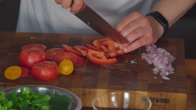 Сальса. Простой рецепт брускетт с мексиканской сальсой. смотреть онлайн