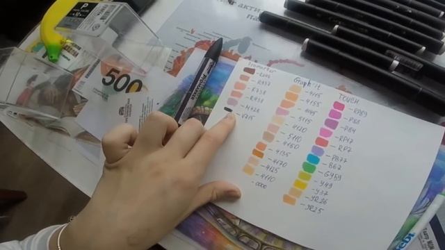 ОБЗОР МАРКЕРОВ: ProMarker, TOUCH, GRAPH'IT смотреть онлайн