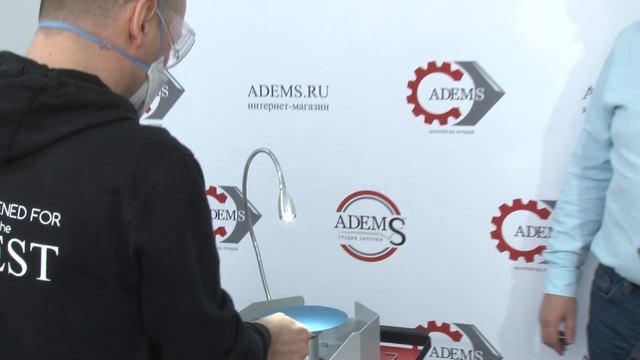 Заточка топора на станке ADEMS Tesar смотреть онлайн