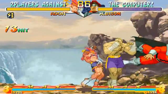 Street fighter Alpha 2(Zero 2) Dramatic mode Expert diffiuclty Sagat 2:0 playthrough смотреть онлайн