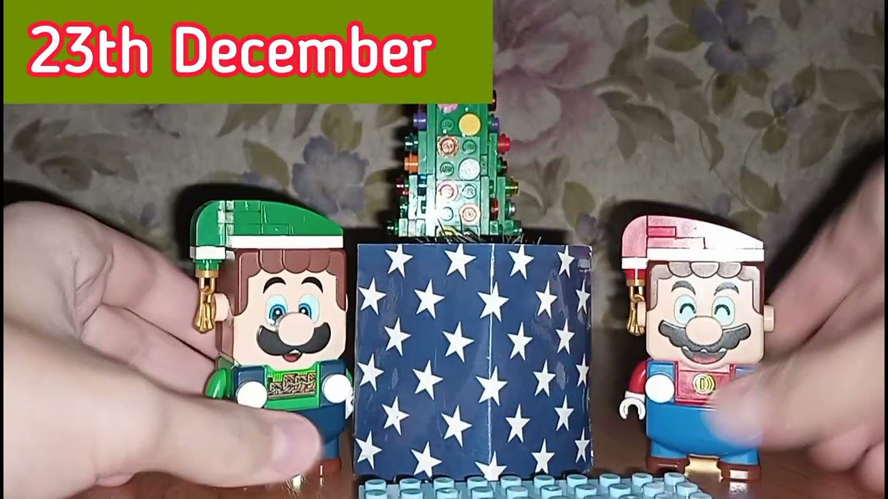 My Christmas & New Year Advent Calendar mini surprises by Lego Super Mario & Luigi. Day 23 #shorts смотреть онлайн