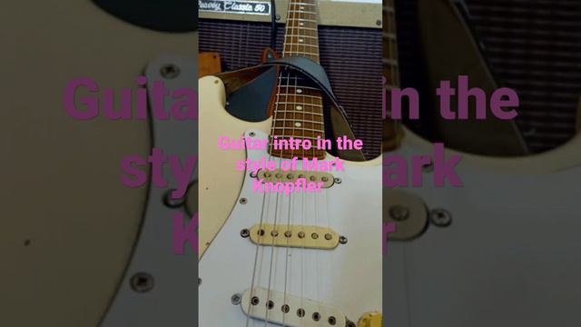 Guitar intro in the style of Mark Knopfler, using a converted vintage Philips tube amp #guitar смотреть онлайн