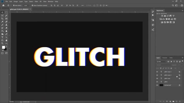 How to Create Glitch Effect in Photoshop смотреть онлайн