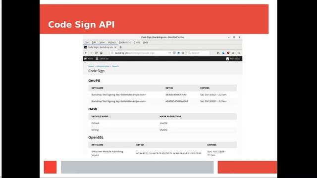 Code signing modules in Backdrop & Silkscreen смотреть онлайн