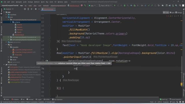 Zoom And Rotation of Image in Android Jetpack Compose смотреть онлайн